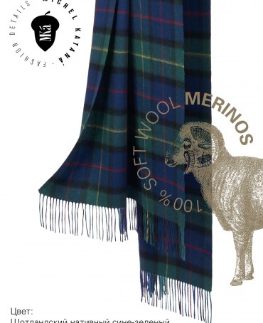 Палантин Унисекс TQ.W220_VM2020-25/BLUE.VERT